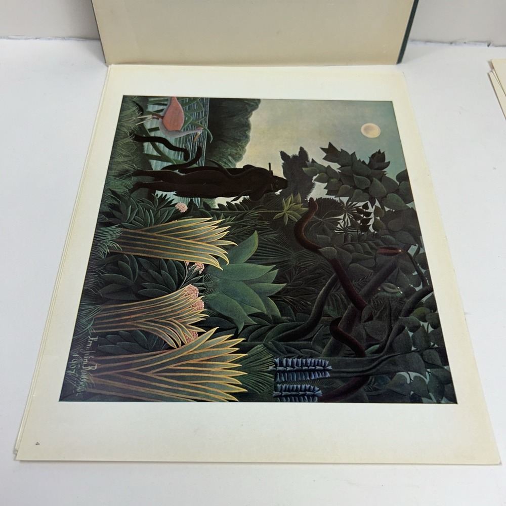 Henri Rousseau Skira Color Prints Colorplate Art Set Of 6 Printed In Switzerland - Picture 12 of 14